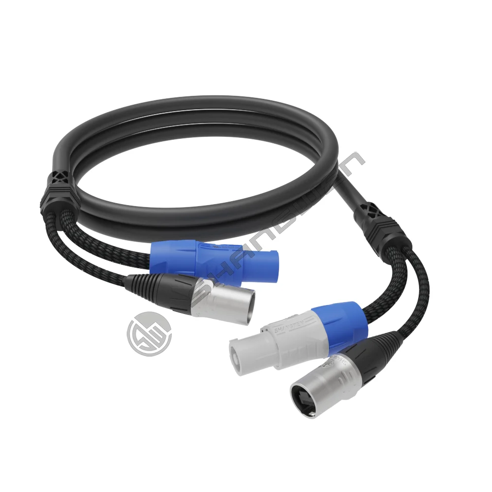Power in+out/RJ45-RJ45